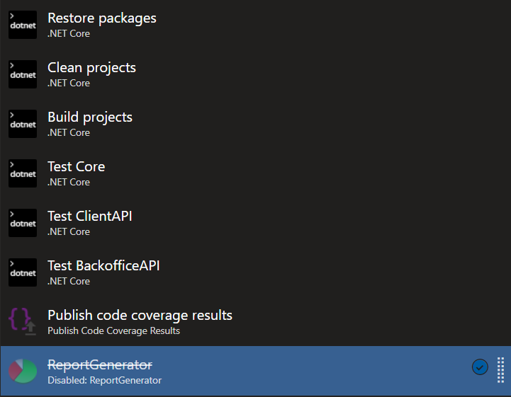 Figure 3 - Current build pipeline